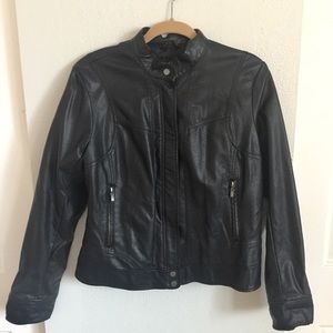 Bernardo Faux Leather Jacket